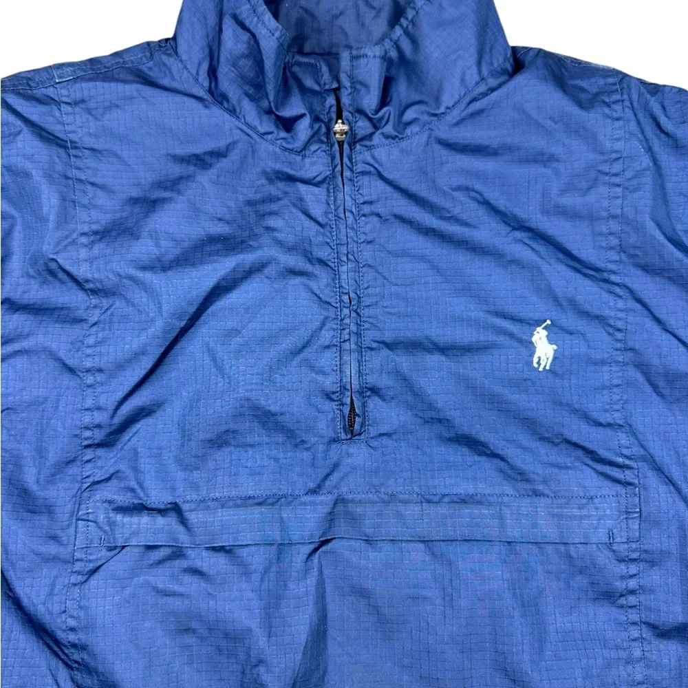 RALPH LAUREN POLO GOLF: Men’s Navy Blue Pullover Golf Jacket -Size Large